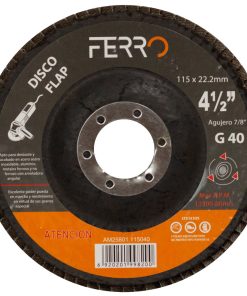 DISCO FLAP 4-1/2X2.2X40 FERRO