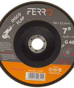 DISCO FLAP 7X2.2X40 FERRO