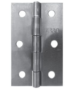 BISAGRA 2.5"X1,2MM X24U S/ANILLO ZINC FERRO