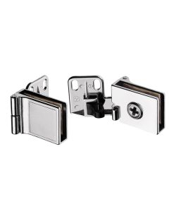 BISAGRA P/PUERTA DE VIDRIO SOPRANO