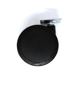 RUEDAS RD80 - C/PLACA S/FRENO NEGRA BIGFER