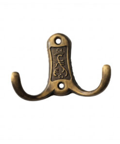 PERCHA DOBLE  COBRE FERRO
