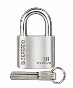 CANDADO REF 38MM INOX BLISTER 1PZ SOPRANO