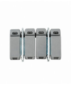 GOLPETE MAGNET P/MUEBLE C/BATIENTE GRIS FLOWPACK 4PZS SOPRANO