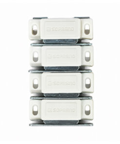 GOLPETE MAGNET P/MUEBLE C/BATIENTE BLANCO BLISTER 4PZS SOPRANO