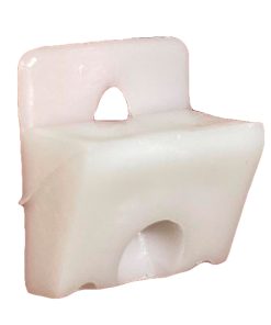 SOPORTE PLASTICO 17,5MM BLAN X100 FERRO