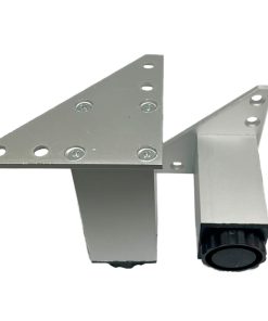 PATA P/MUEBLE CUAD 38X100MM B/TRIANG 81X81X114MM ALUM FERRO